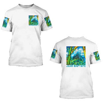 Discover St. Lucia Pitons & Bamboo 3D T Shirts