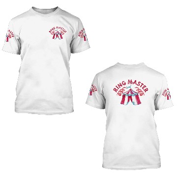Discover Ringmaster Circus Event Security Carnival Show 3D T Shirts