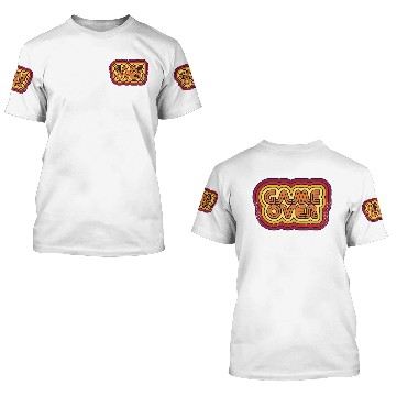 Discover Retro Game Over 3D T Shirts