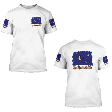 Discover La Nuit toile The Starry Night 3D T Shirts