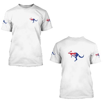 Discover Kangaroo Australian Flag - Australia Pride 3D T Shirts