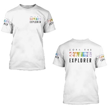 Discover Dora The Explorer Rainbow Boxes 3D T Shirts