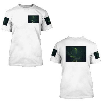 Discover Rain forest 3D T Shirts