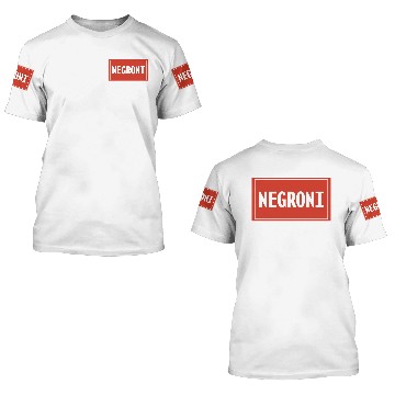 Discover Negroni Vintage Rectangle 3D T Shirts