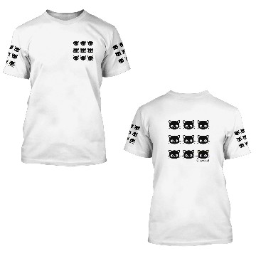 Discover Chococat Face Pattern 3D T Shirts