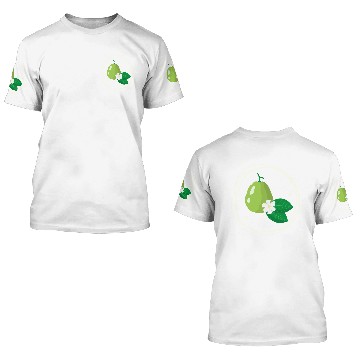 Discover Guava With Flower And Leaves 3D T Shirts