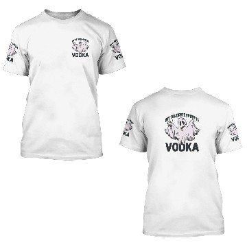 Discover My Favorite Spirit Is Vodka Halloween Vodka Ghost 3D T Shirts