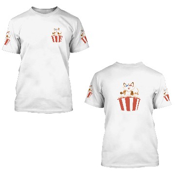 Discover Popcorn Fox 3D T Shirts