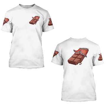 Discover A Dark Chocolate Bar 3D T Shirts