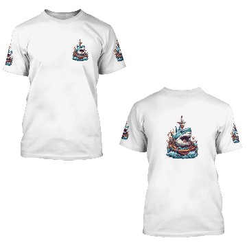 Discover shark attack 3D T Shirts