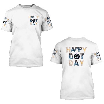 Discover Happy dot day pumpkin polka dot 3D T Shirts