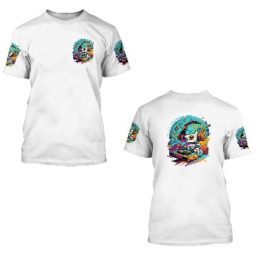 Discover DJ Robot Mix Music 3D T Shirts