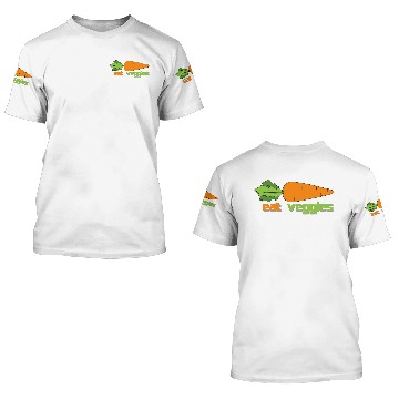 Discover Gift For Vegan, Eat Your Veggies 3D T Shirts