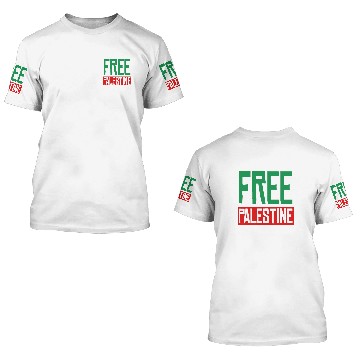 Discover Free Palestine 3D T Shirts