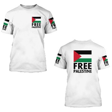 Discover Free palestine 3D T Shirts