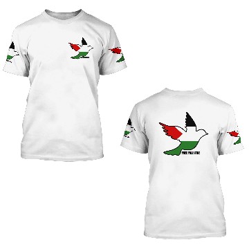Discover Free palestine 3D T Shirts