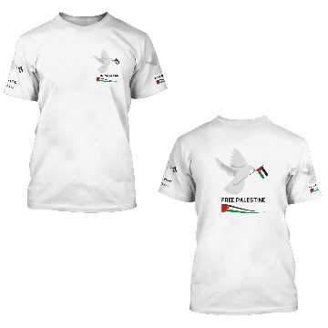 Discover Free Palestine 3D T Shirts