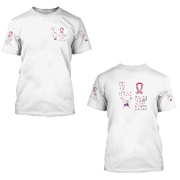 Discover Love Breast Care Nurse Valentine's Day 3D T Shirts