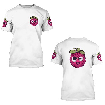 Discover Raspberry 3D T Shirts