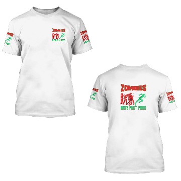 Discover Runner Marathon Funny Gift with Zombies Jogger 3D T Shirts