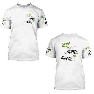 Discover KEEP IT SIMPLE AND UNIQUE 3D T Shirts