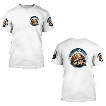 Discover Box turtle ecology human responsibility 3D T Shirts