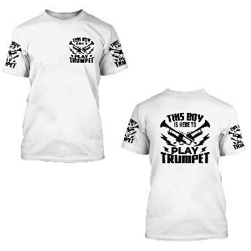 Discover Trumpeter Boy 3D T Shirts