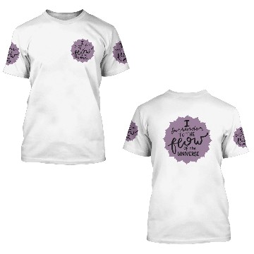 Discover Crown Chakra Affirmation 3D T Shirts