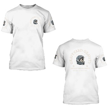 Discover GRAVEYARD GRAVITY - Skeleton in orbit 3D T Shirts