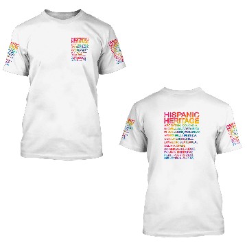 Discover Hispanic heritage month tie dye 3D T Shirts
