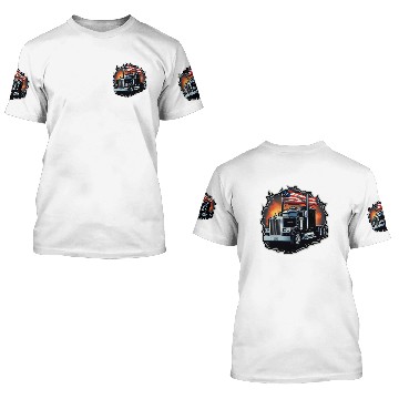 Discover American flag Peterbilt 3D T Shirts