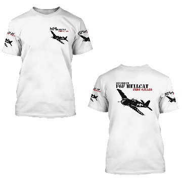 Discover F6F Hellcat 3D T Shirts
