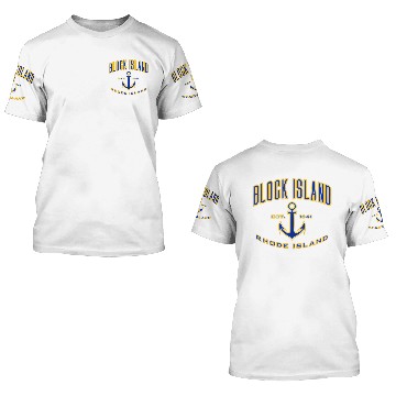 Discover Block Island Ri For 3D T Shirts