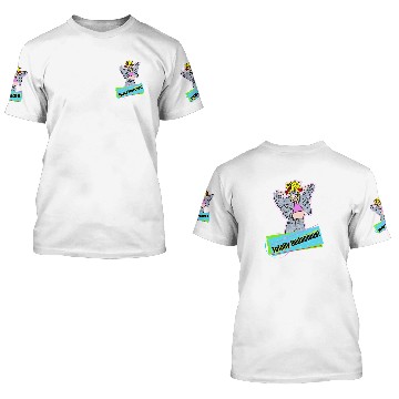 Discover Totally Bodacious 80s! Bold Graphic 3D T Shirts