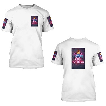Discover Pizza PJs PlayStation 3D T Shirts