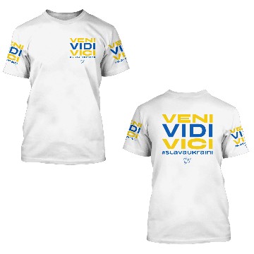 Discover Veni Vidi Vici Slava Ukraini 3D T Shirts