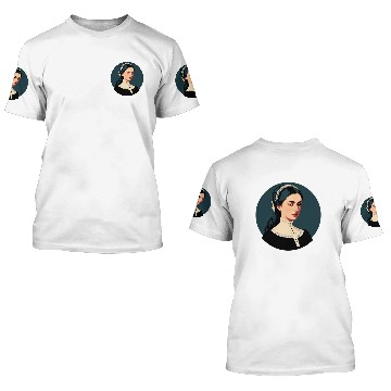 Discover Young Maiden Maid from the 1900s 3D T Shirts