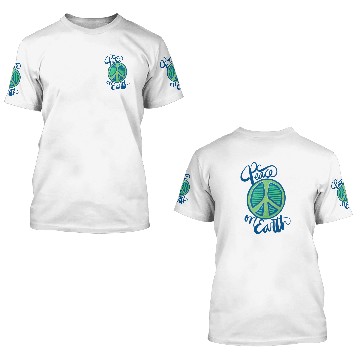 Discover Peace on Earth 3D T Shirts