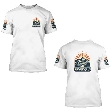 Discover Beartooth Highway US 212 3D T Shirts