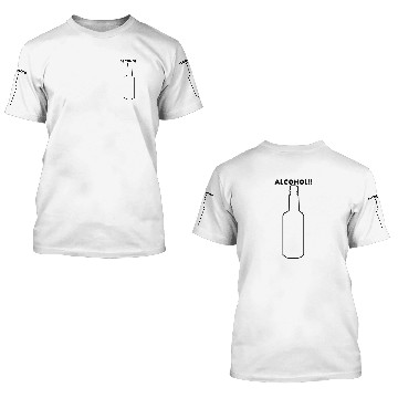 Discover Alcohol 3D T Shirts