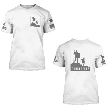 Discover Courageous 3D T Shirts