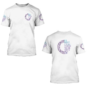 Discover Mental Health Warrior Purple and Teal 3D T Shirts