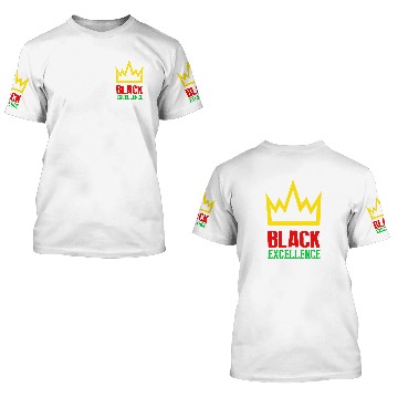 Discover Black Excellence 3D T Shirts