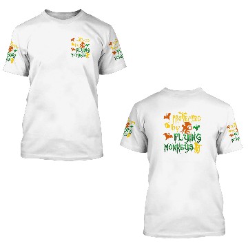 Discover Protected By Flying Monkey 3D T Shirts