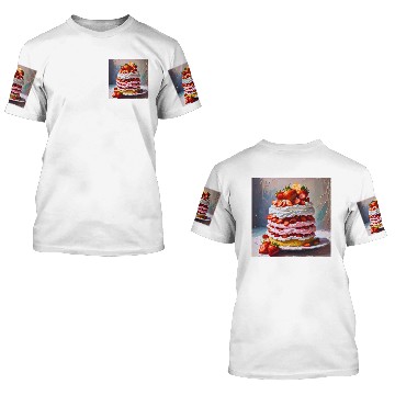 Discover strawberry shortcake 45th anniversary challenge 3D T Shirts