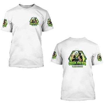 Discover Crack Matrix Broly-Green Rage Quit 3D T Shirts