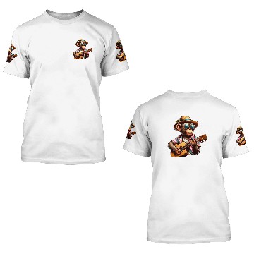Discover Aloha Monkey Tunes 3D T Shirts
