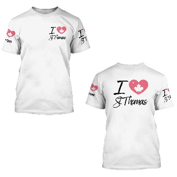 Discover I Love St Thomas Essential 3D T Shirts