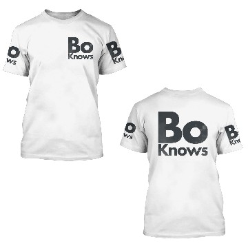 Discover Bo Jackson Bo Knows 3D T Shirts