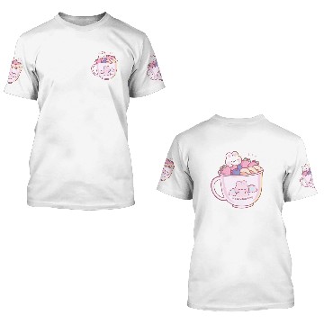 Discover Bunny cereal bowl 3D T Shirts